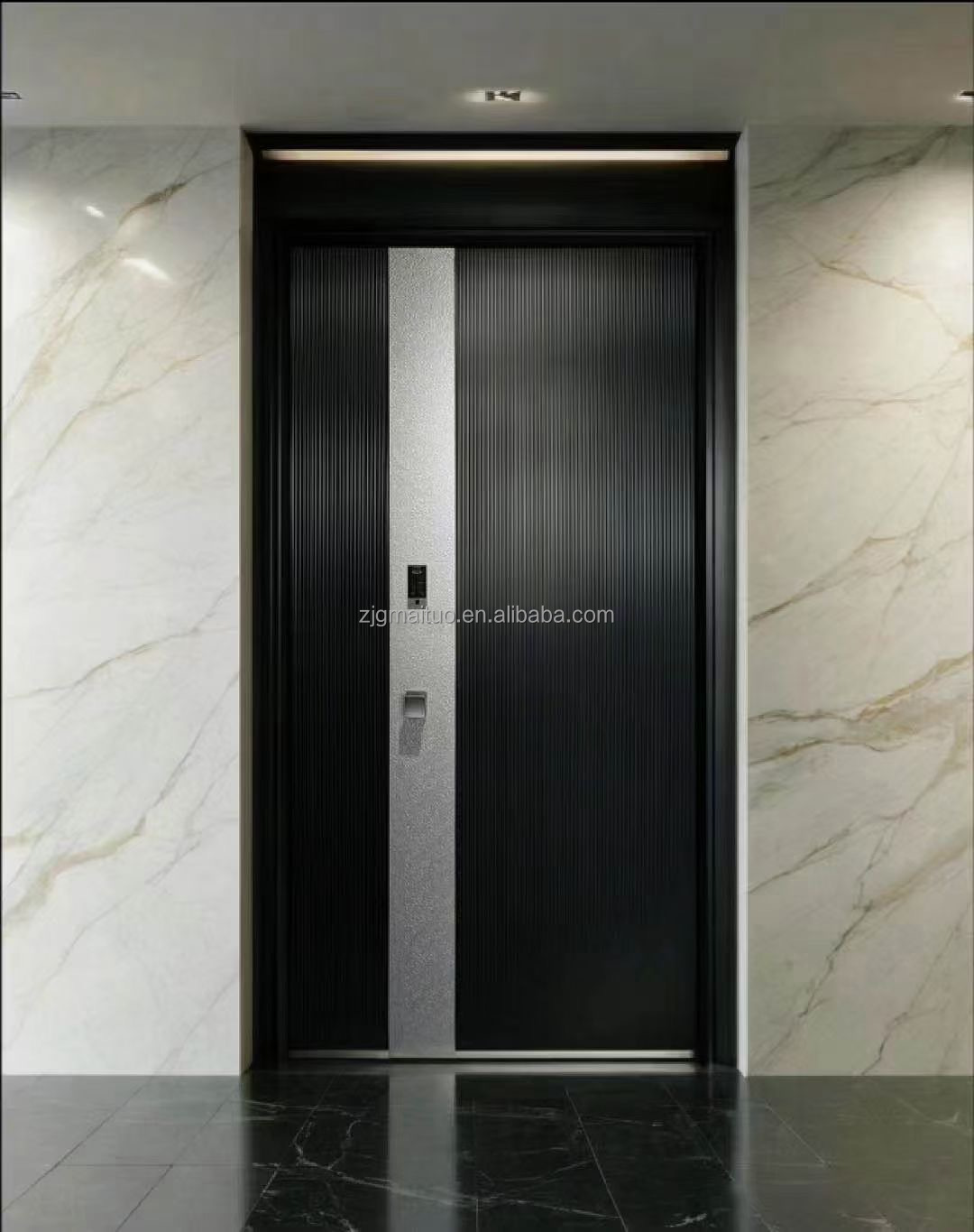 Thermal Break Aluminum Front Entry Door Detail 1