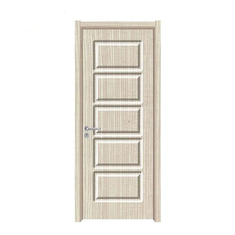 Water-Proof WPC/PVC Hotel Bedroom Door Modern Interior Bathroom Door Residential Door
