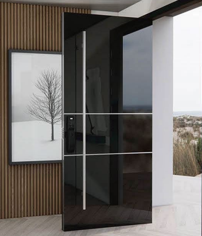 High Quality Luxury Modern Entrance Door for Villa Houses Anti-Theft Aluminum or Stainless Steel Alloy Design