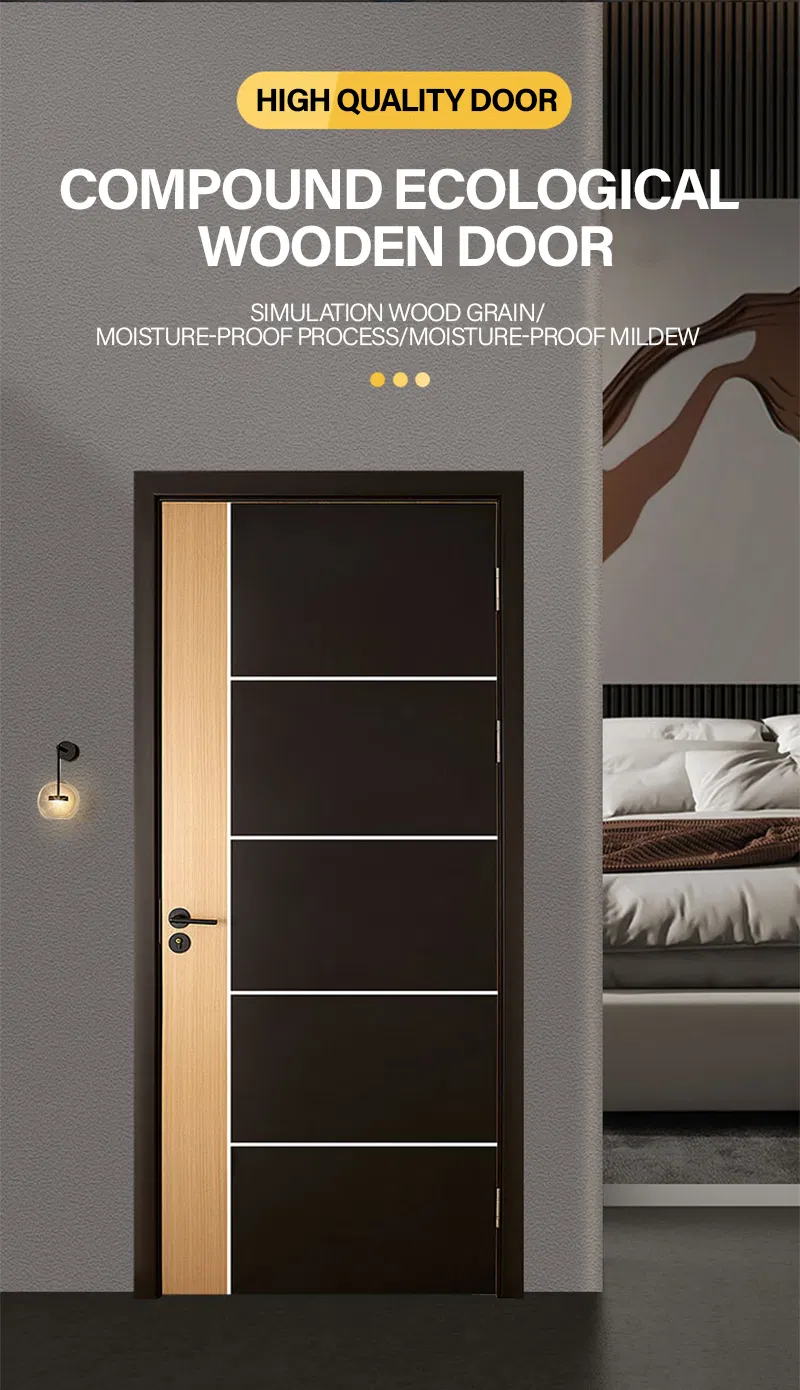 Primed Waterproof Bathroom Bedroom WPC Painted Door Frame