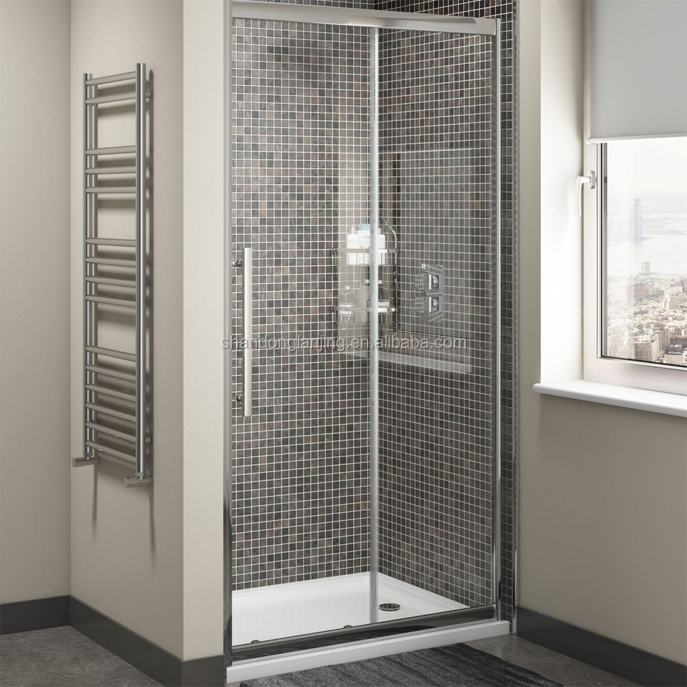 LG Modern Frameless Hinge Tempered Clear Glass Pivot Shower Door for Hotel Interior Shower Rooms with Customized Size