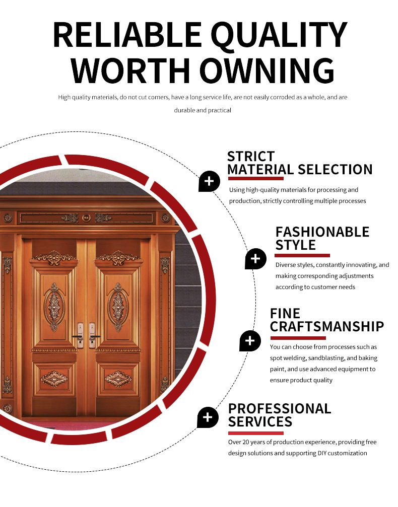 Metal/Copper Door Design 7