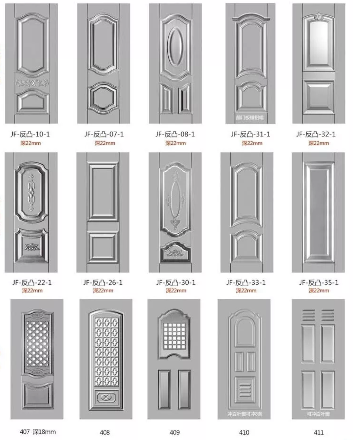 Modern Style Exterior Security Metal Anti Thief Steel Security Doors With Smart Lock and SS Lockset