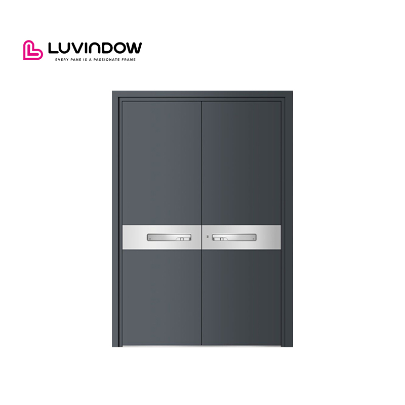 Premium Luxury Aluminum Alloy Villa Main Entrance Doors Fire Prevention Soundproof Modern Design Exterior
