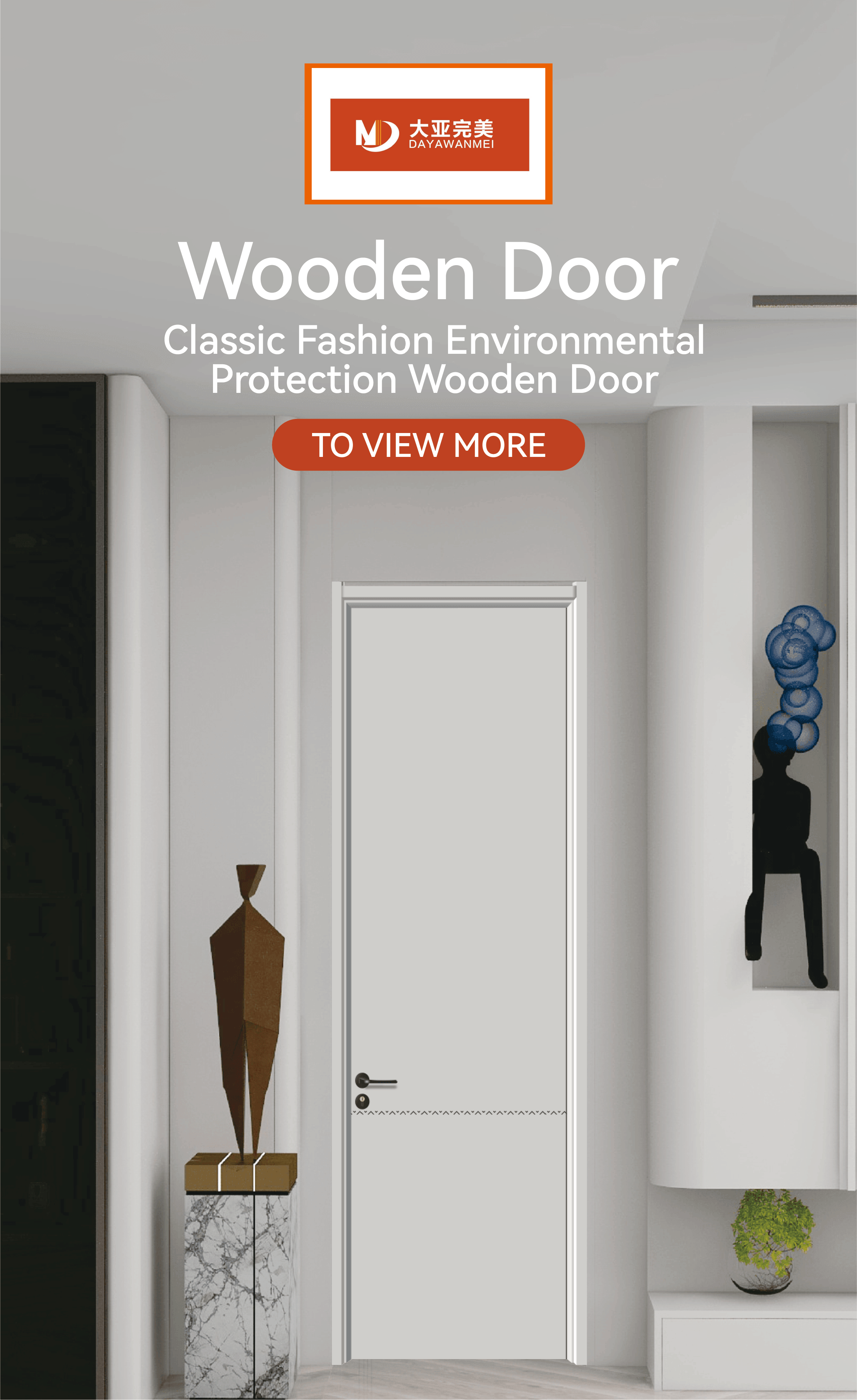 Interior Wooden Door Model 1