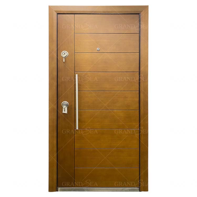 Entry Door Design Fireproof Steel Armored Double Door