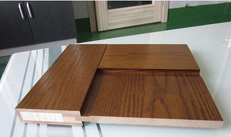 Bedroom Sound Insulation PVC WPC Entry Doors Veneer Modern Swing for Hotel Office Interior