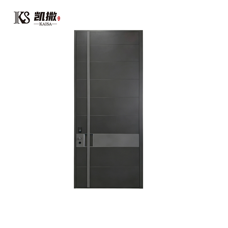 Modern Aluminium Pivot Entrance Door for Luxury Villa Front Entry Doors with Smart Lock