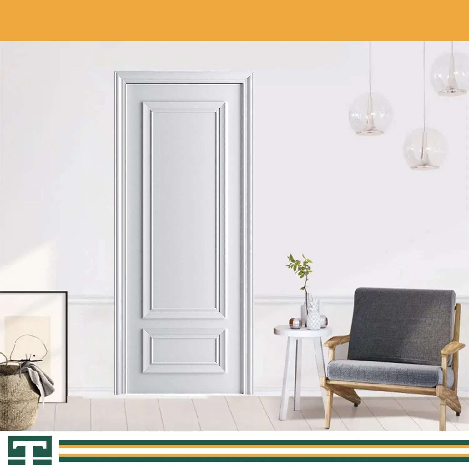 Factory Direct Sales High Quality Customized Wooden Solid Waterproof Door Fireproof Interior Hotel Bedroom Kitchen Bathroom Hotel PVC WPC Door Various Colors