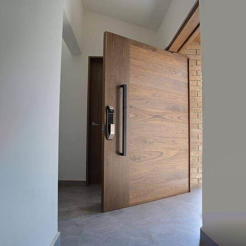 Villa Residential Entrance Security Doors Modern Steel Pivot Entry Doors Aluminium Mental Front Exterior Doors