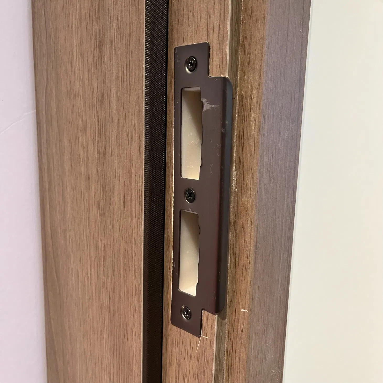 Custom Support Inside Interior Wood Fashion Timber Grey Indoor Melamine MDF Slab Door