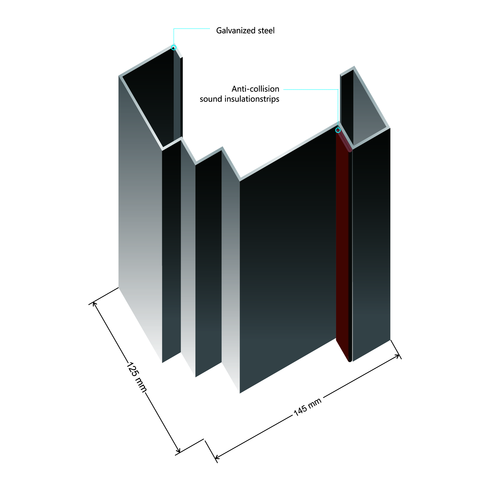 90mm steel door spec 8