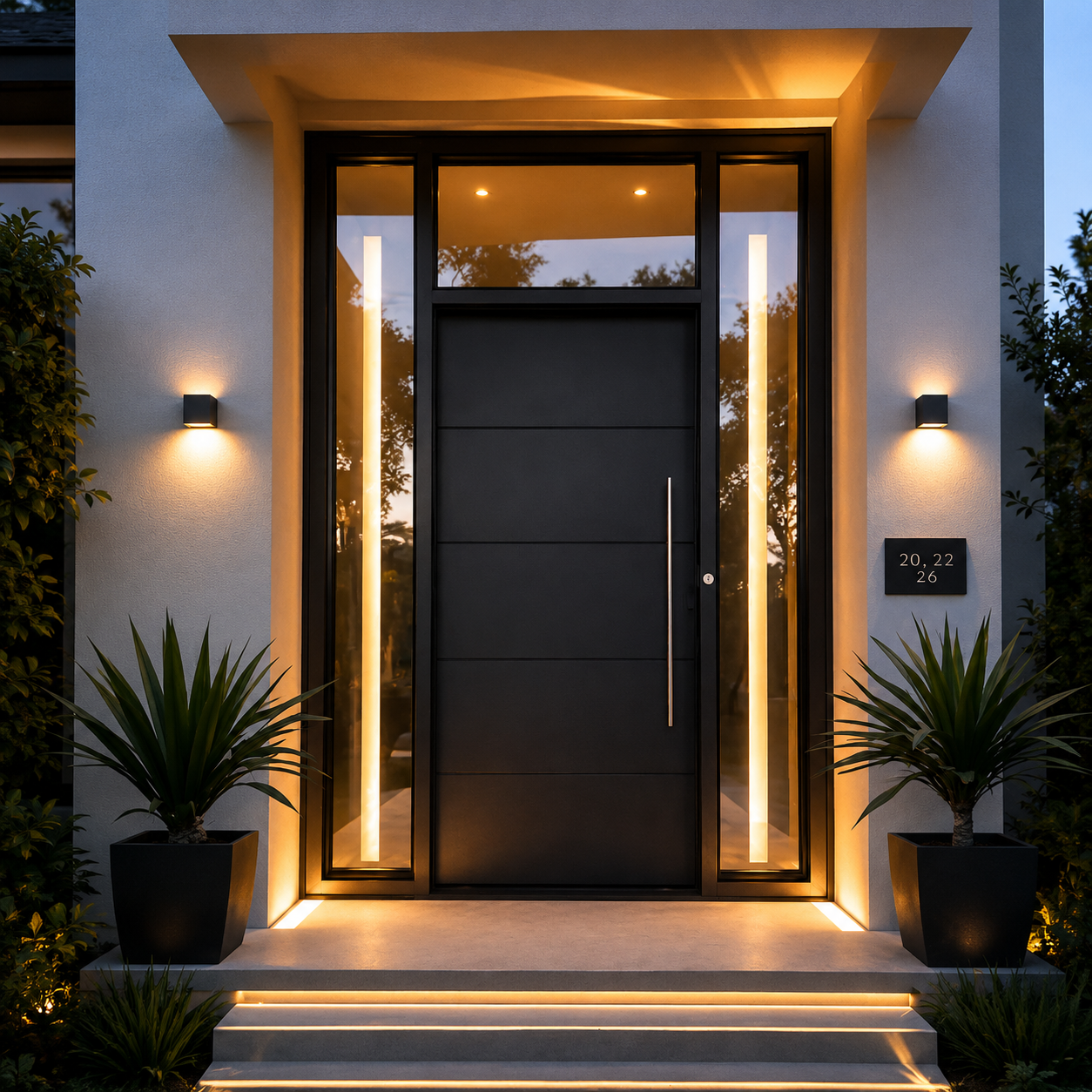 Alufront Heavy Duty Armored Door AS2047 Anti-theft Fireproof Soundproof for Luxury Homes and Apartments