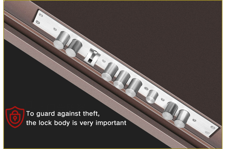 Stainless steel explosion proof lockset detail