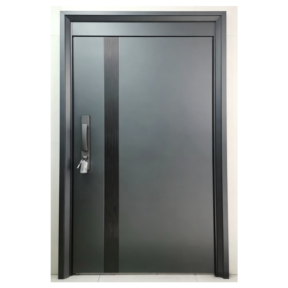 High Performance Single Leaf Fire Proof Security Door for Commercial Use Living Room &amp; Entry-Steel Armored Fire Door