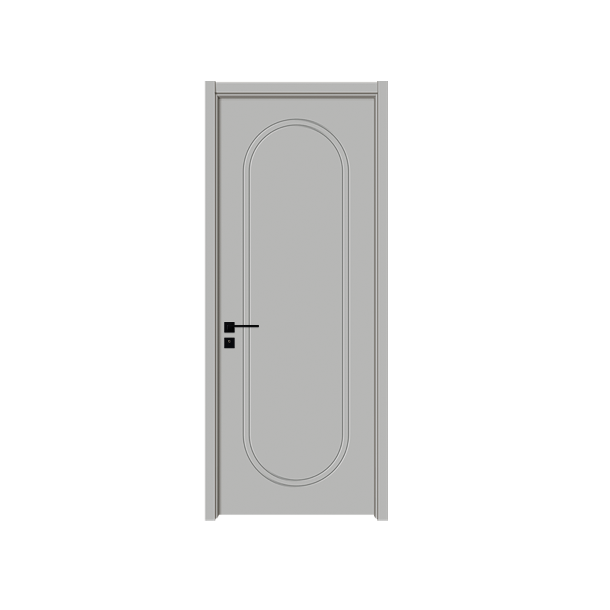 Luxury Solid Wood Interior Fire Proof Door With Door Frame For Hotel Bedroom Sound Insulation Wooden Door