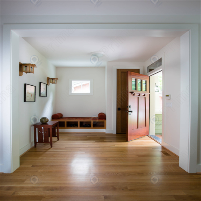 Luxury Wooden Doors with Decorative Laminate Finish Elegant Texture Interior Door for Villa Lobby Hall