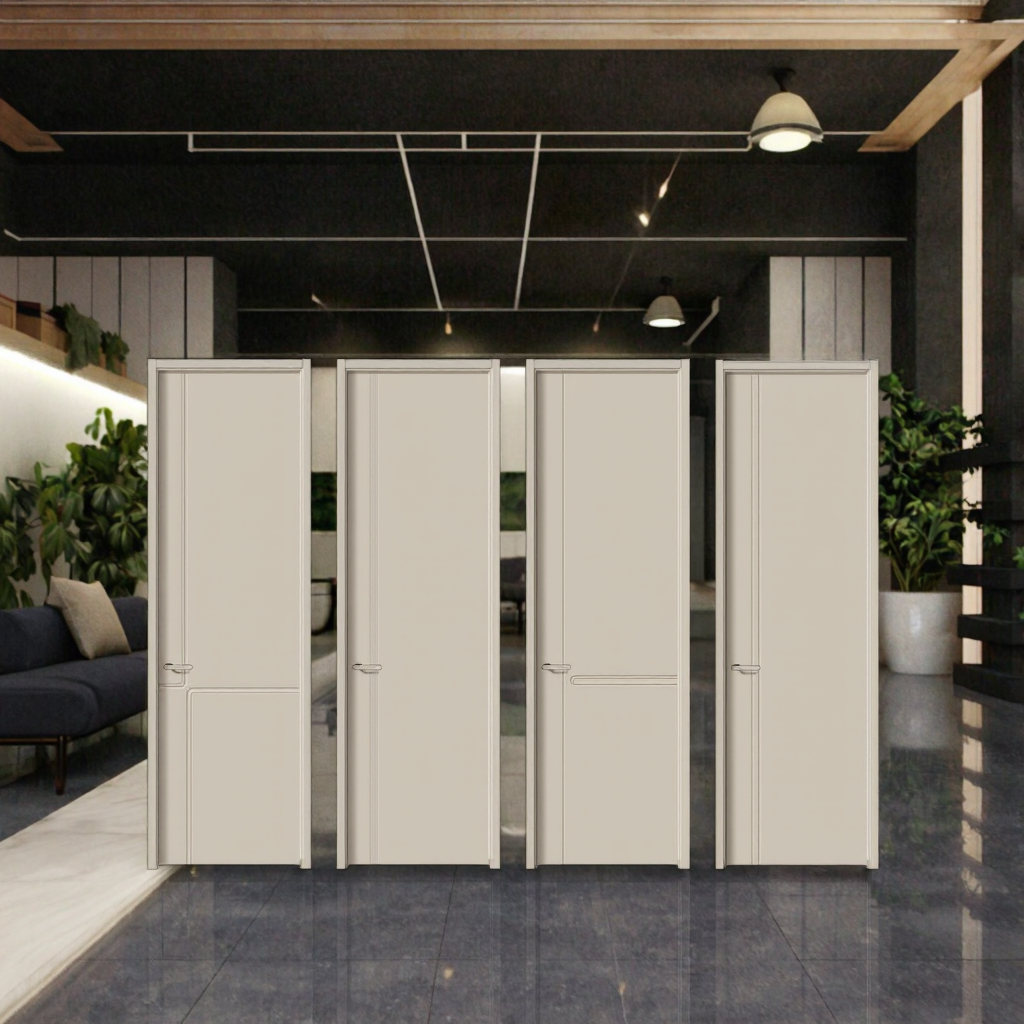 Interior Wooden Doors Featuring a Silent and Soundproof Integrated Design.