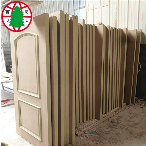 Bedroom Sound Insulation PVC WPC Entry Doors Veneer Modern Swing for Hotel Office Interior