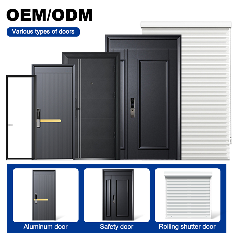 Natural Wood Veneer MDF Interior Door For Bedroom Living Room Modern Simple Design Household Internal Wooden Door Factory