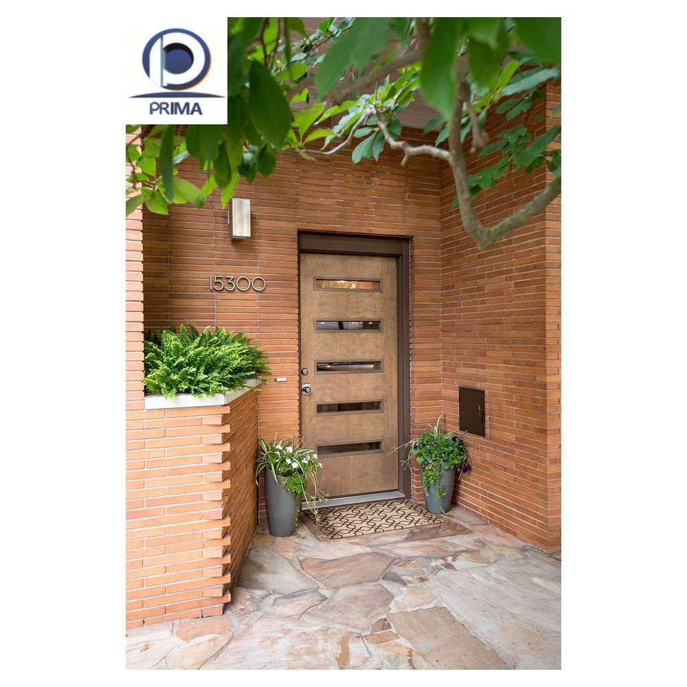 Modern Soundproof Flush Finished Engineered Solid Core Apartment Bedroom Interior Custom Wooden Doors