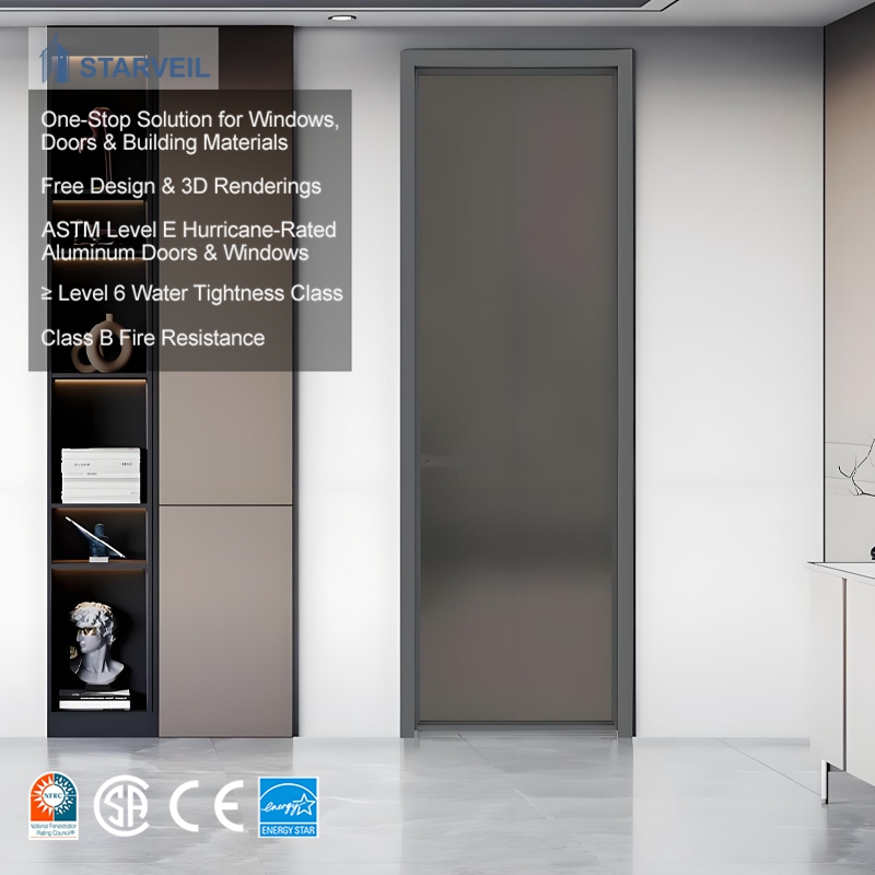 Kuwait Hotel Project Aluminium Doors Soundproof And Glass Entry Supplier House Exterior Hinged Pivot Doors Aluminium