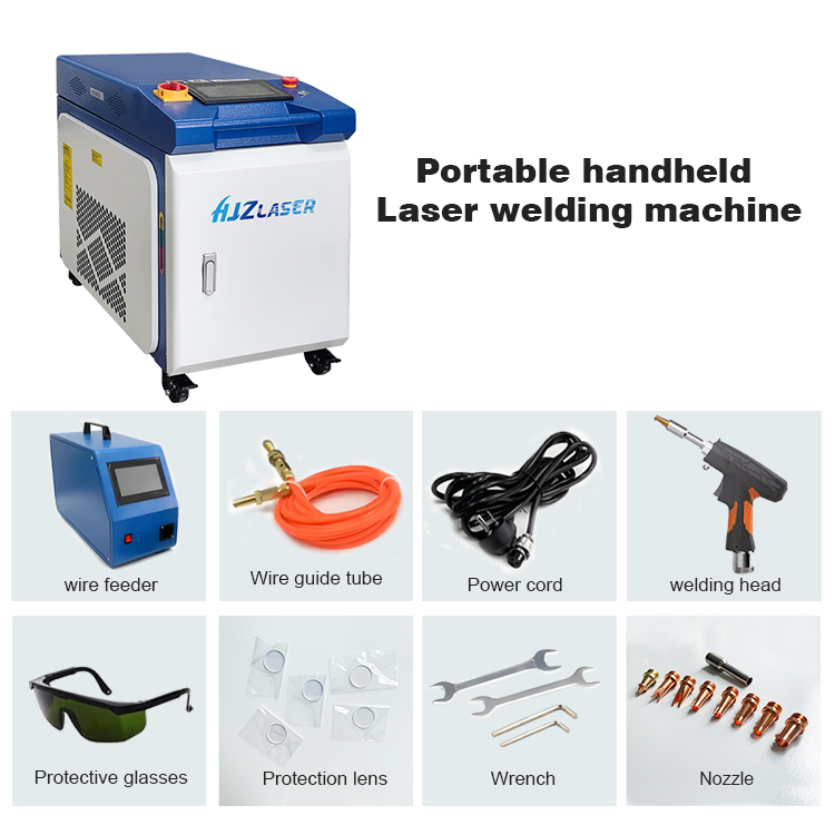 4 in 1 Cutting Cleaning Welding 1500W 2000W 3000W Handheld Fiber Laser Welding Machine for Metal Stainless Steel Aluminum