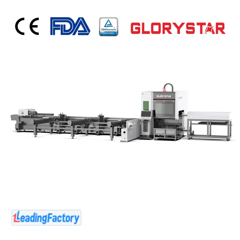 Glorystar Laser 6000 W Carbon-Steel Tube Laser Cutting Equipment for Large Furniture Frames