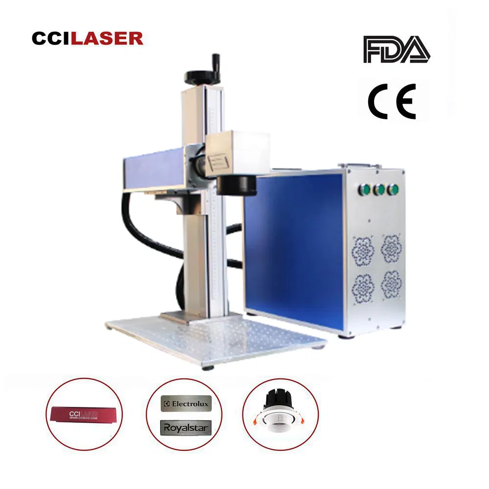 Desktop 100W Ring Mopa Color UV Precision 30W Metal Jewelry PVC Aluminum Fiber Portable Laser Marking Machine Price for Metal/Plastic/Tag/Engraving Logo Marker