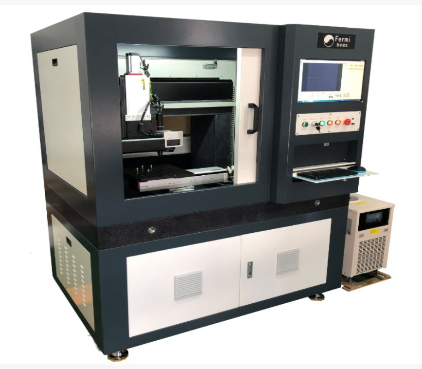 Laser Machining System for Micro-Straight Holes in Precision Parts