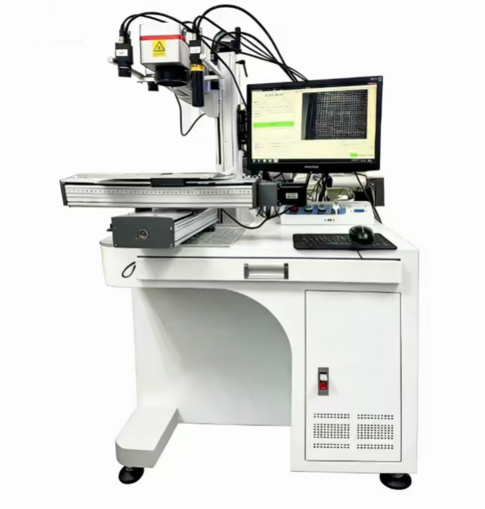 Micro Electronic Parts Laser Marking System Fiber CCD