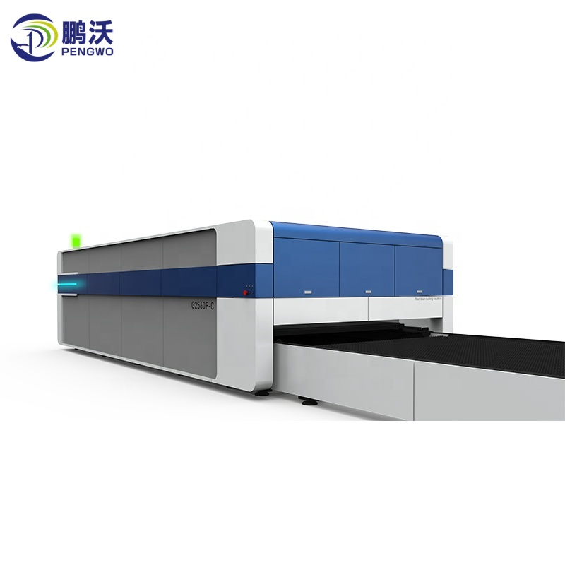 Ultra Clean Enclosed Fiber Laser Cutter 30000W 2000X6000 Exchange Platform for Thick Metal Processing