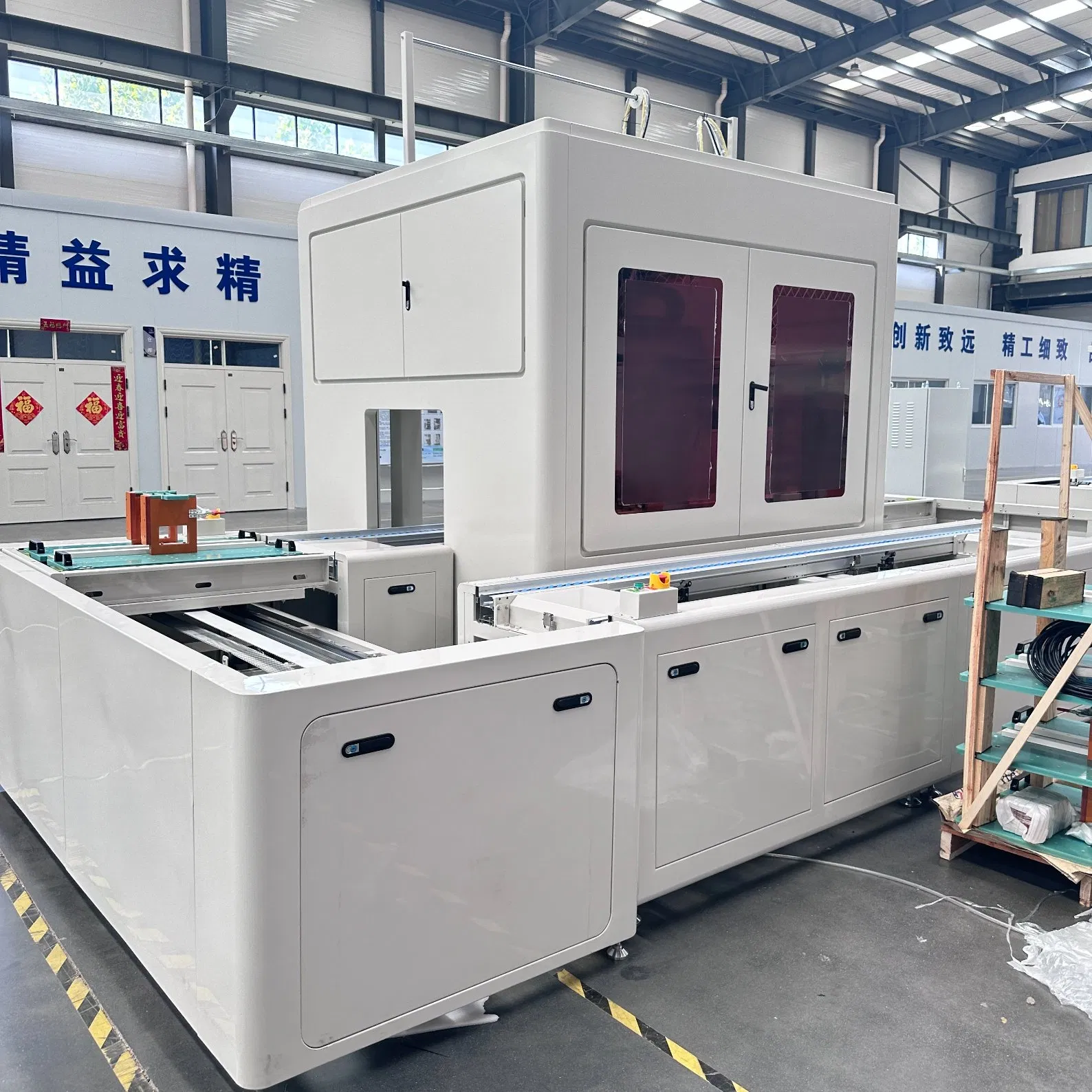 Smart Flexible Production Line with Integrated Laser Assembly and Inspection Technology