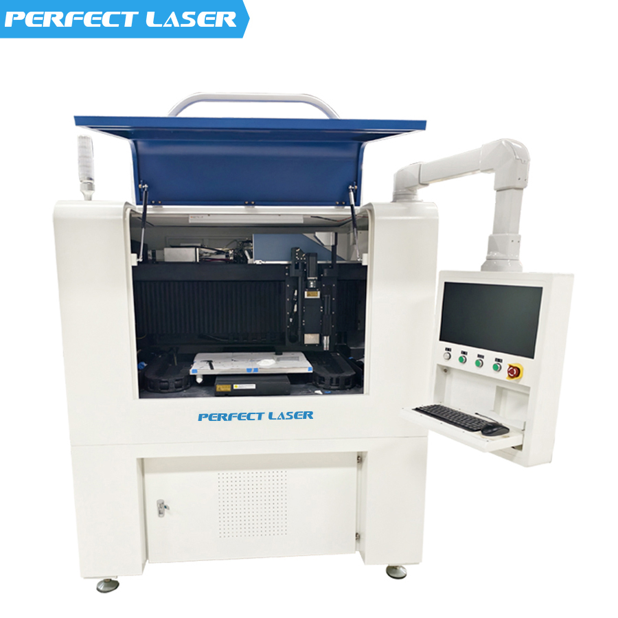 60W Picosecond Laser Glass Cutting and CO2 Laser Splitting Combined Machine