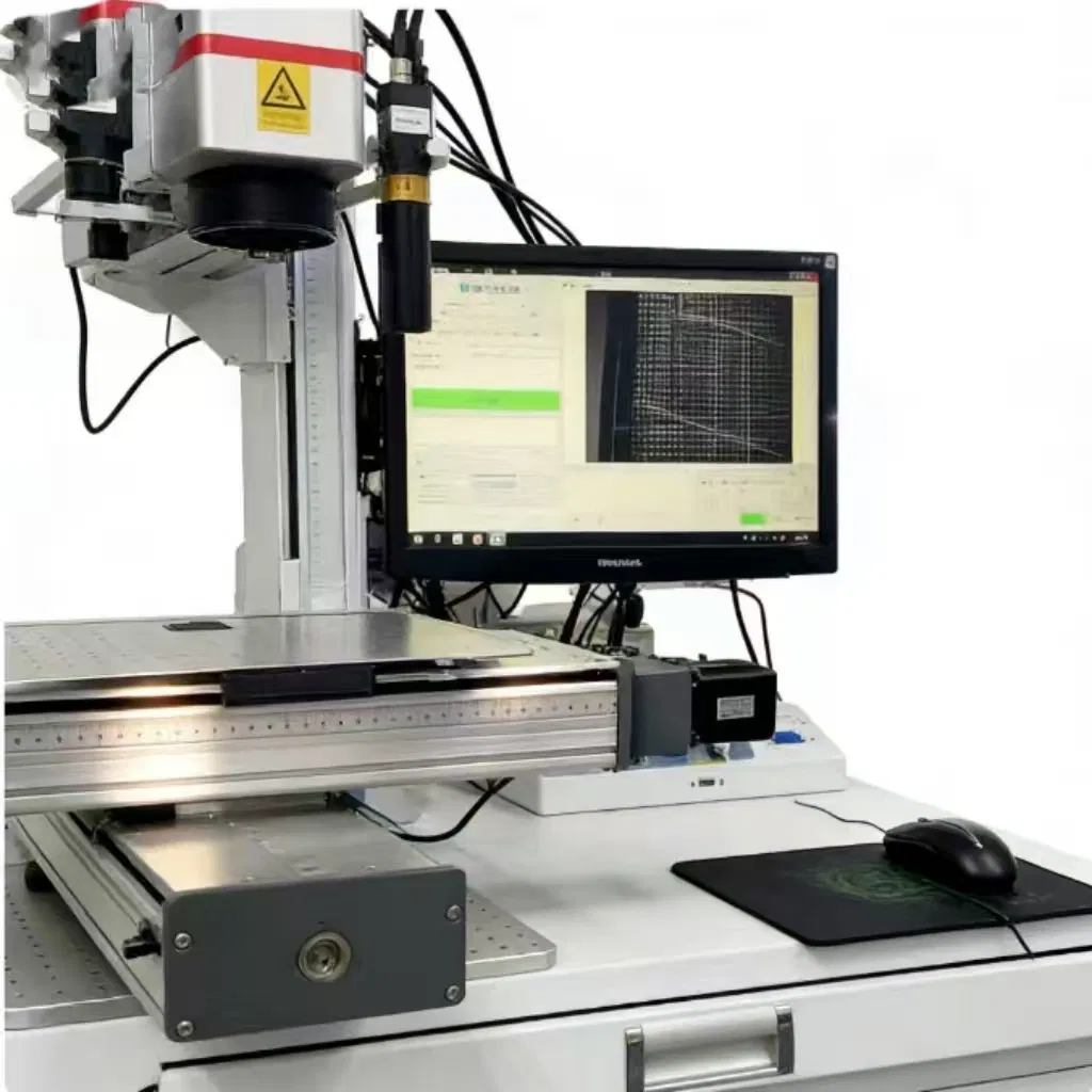 Circuit Board Laser Marking System Qr Code CCD Guided