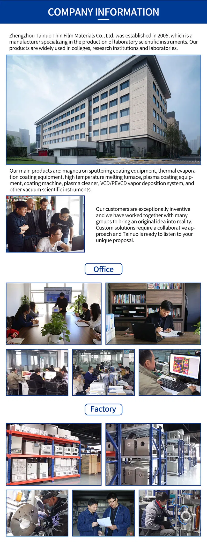 Professional Manufacturing Facility