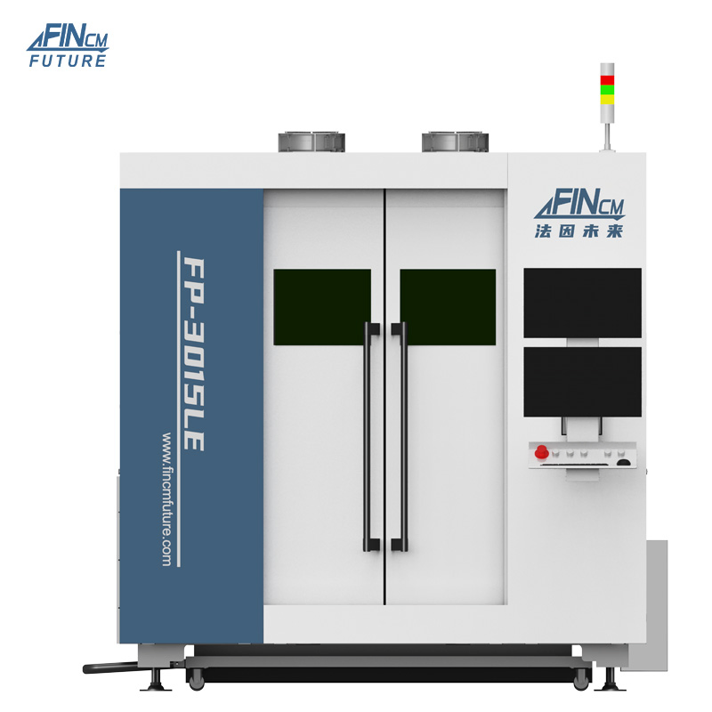 Fin 3kw 6kw 12kw 20kw 30kw 1500mm*3000mm Full Cover Exchange Platform Fibre laser Cutter Equipment for Metal with industrial Chiller