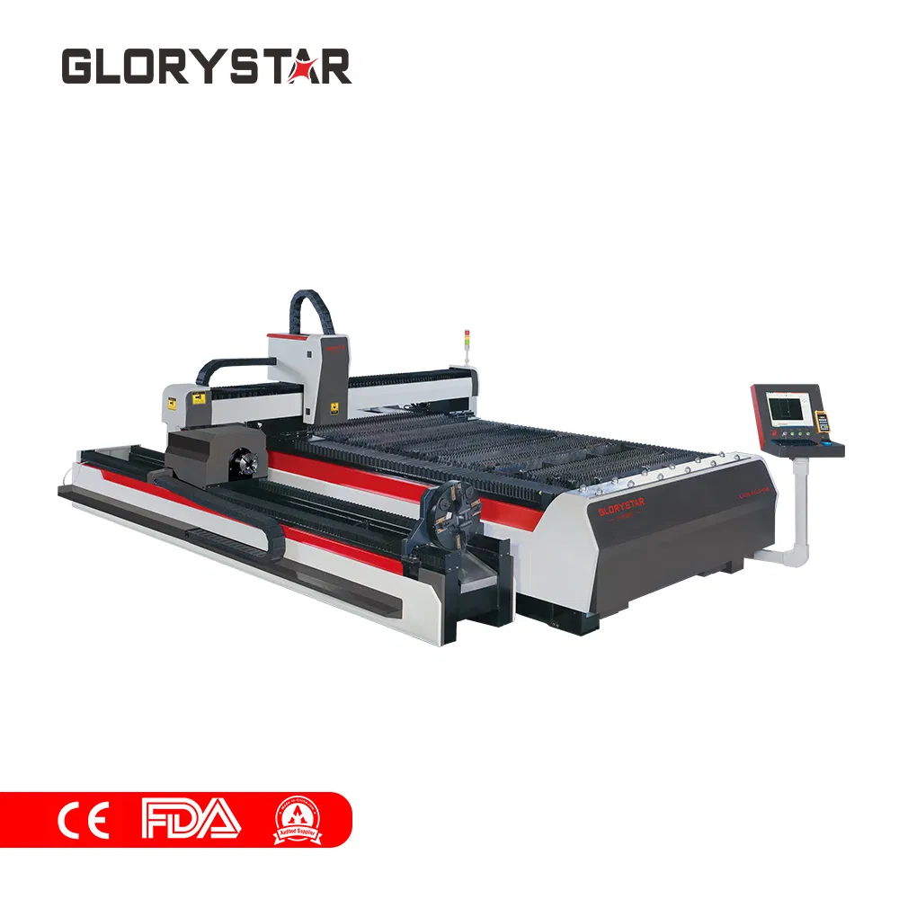 Water Cooling Tube &amp; Sheet Laser Cutting Equipment GS-3015g