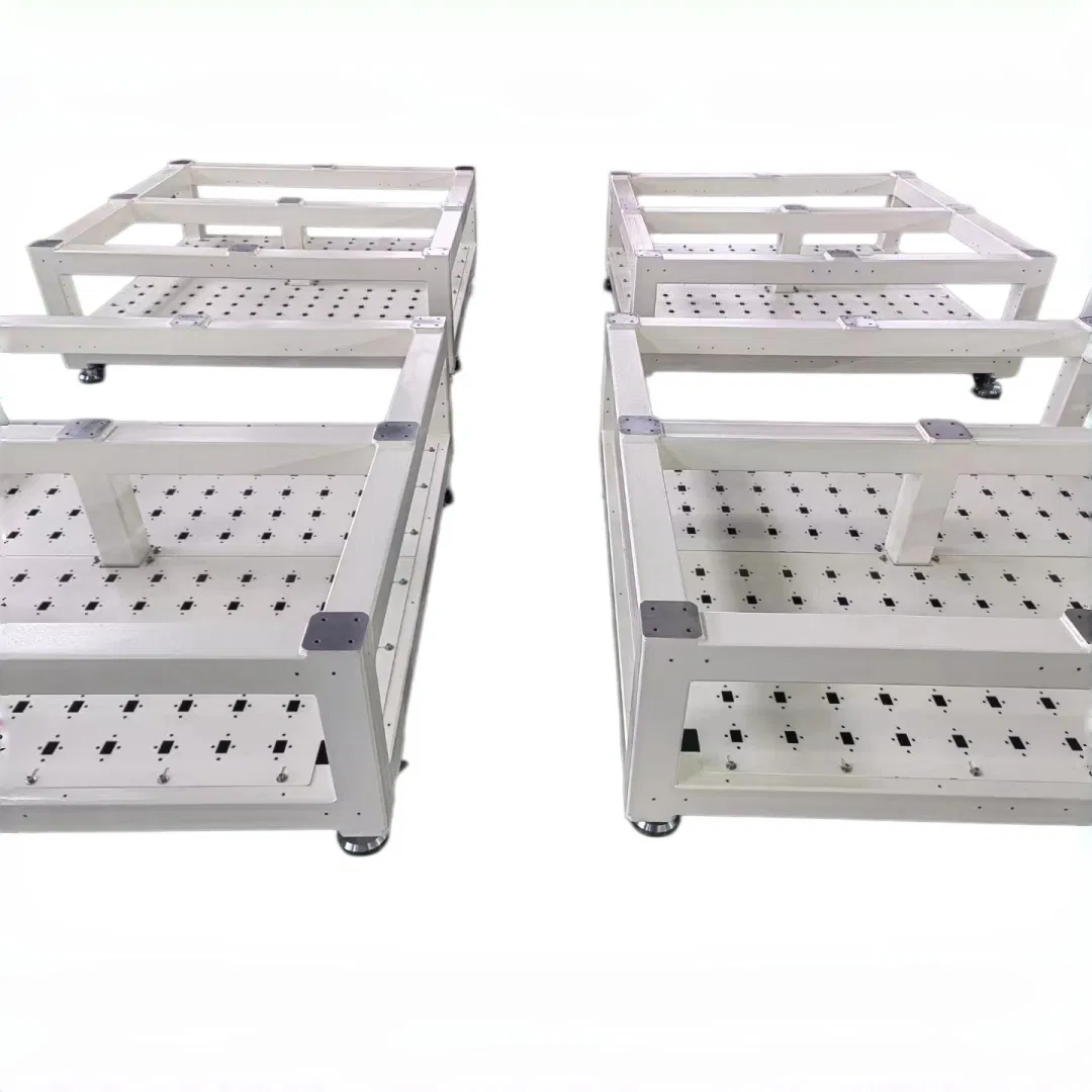 Carbon Steel Bending, Welding, Powder Coating, Structural Components for Logistics Conveying Equipment