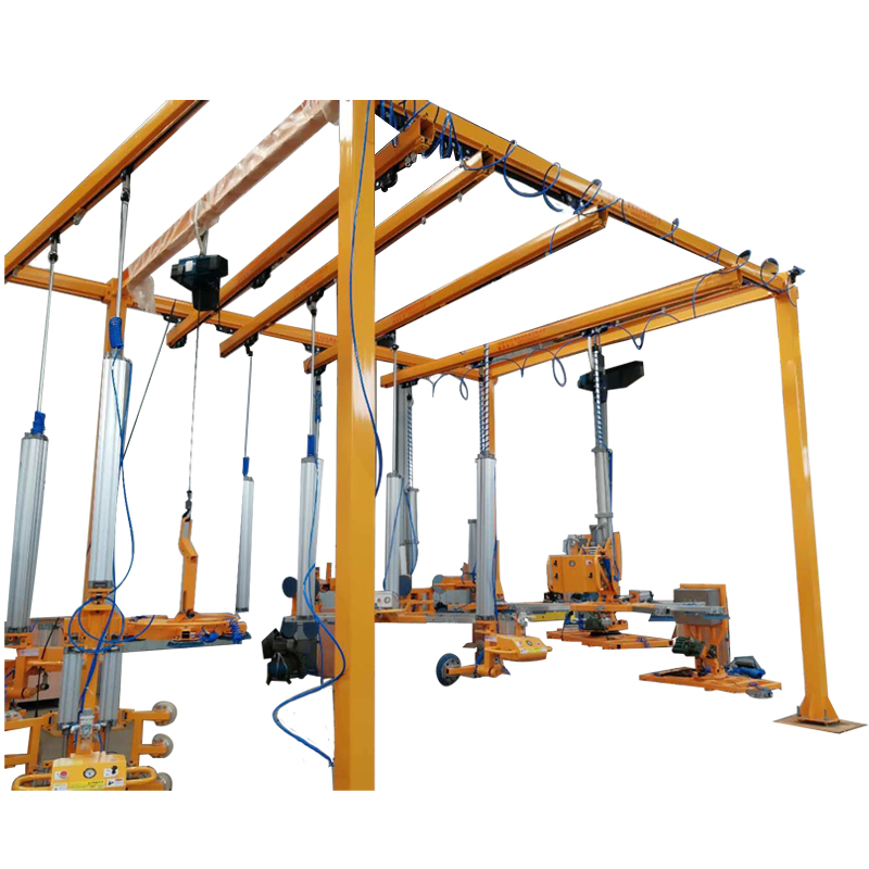 Portal Frame Shape Glass Sucker Lifting Equipment Overhead Crane Glass Lifter System Vacuum Glass Sucker Railing System Handling System