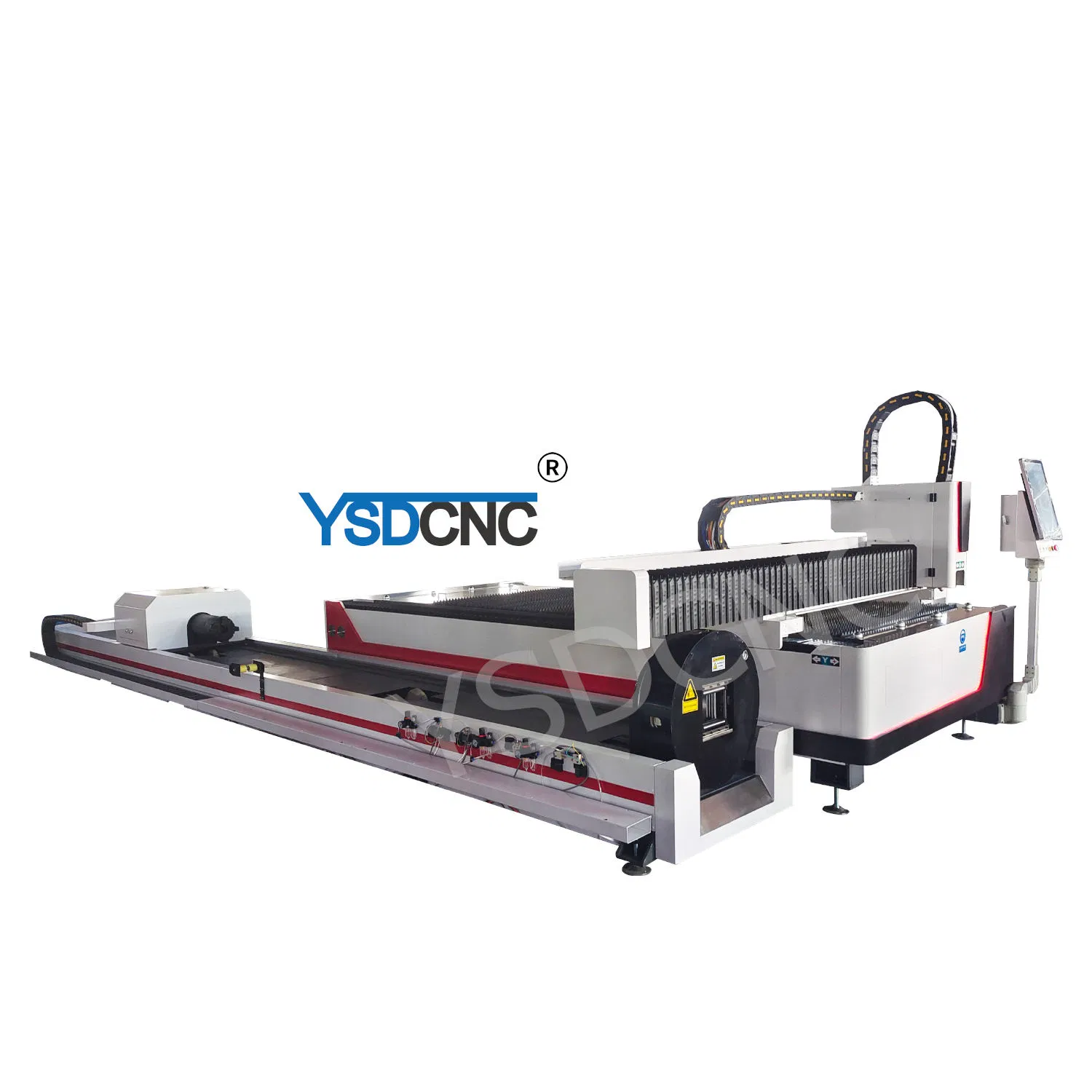 Carbon Steel Stainless Steel Metal Fiber Laser Cutting Equipment Ysdcnc 6020s 6000*2000mm 6kw