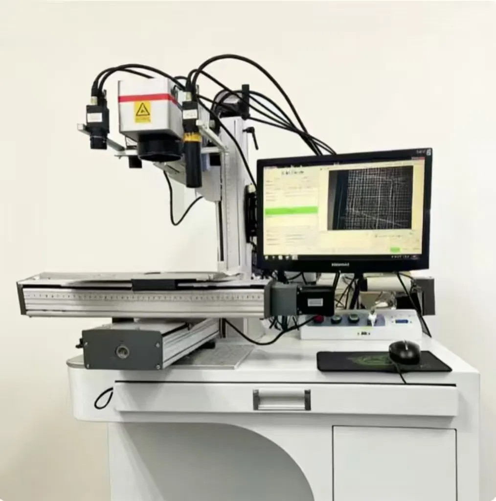Circuit Board Laser Marking System Qr Code CCD Guided