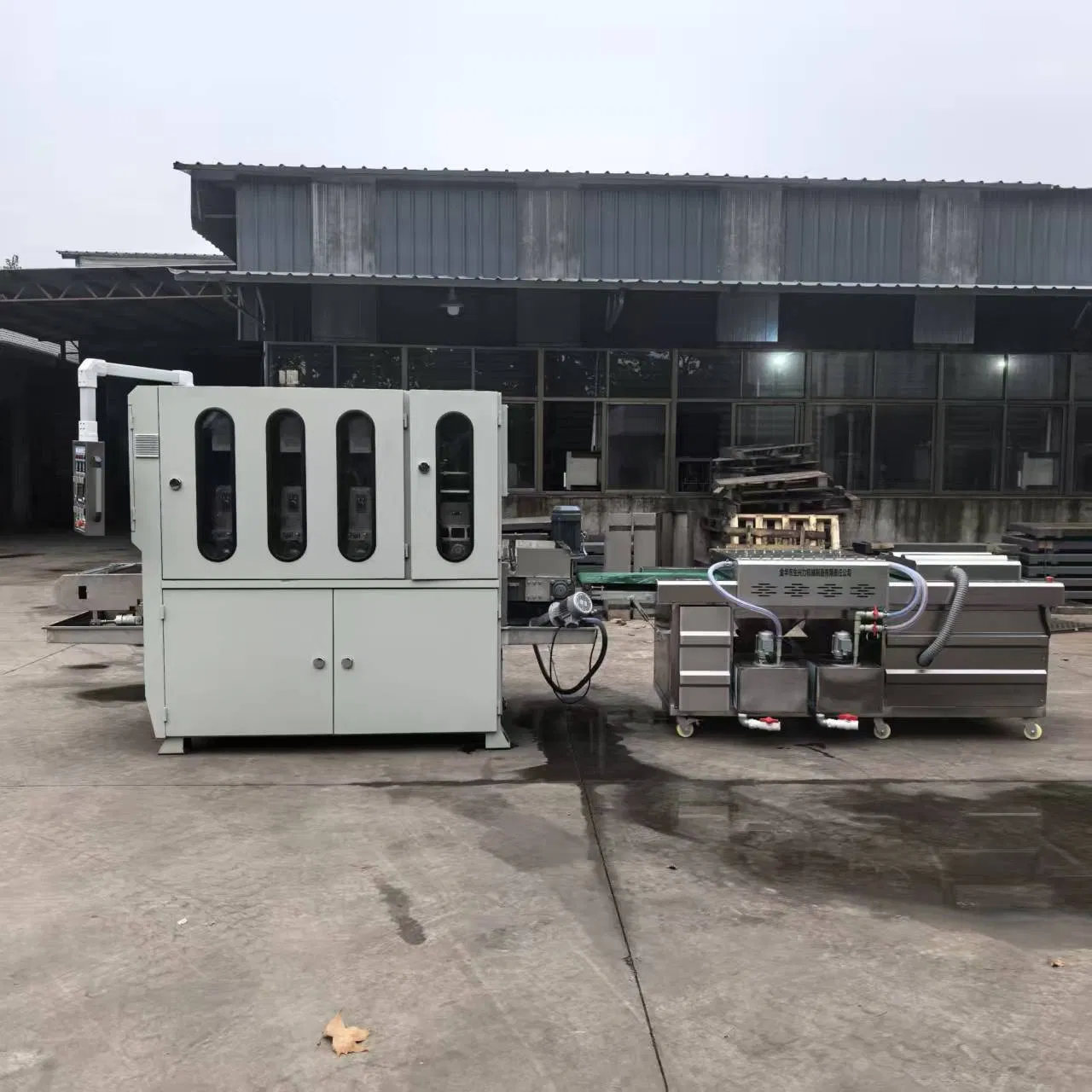 Stainless Steel Grinding Deburring Polisher Equipment for Laser Cut Titanium Cutting Board