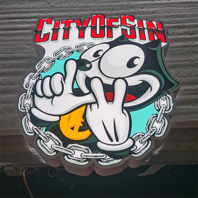 Outdoor Advertising Waterproof Custom Acrylic/Metal Channel 3D Logo LED Light Box Logo