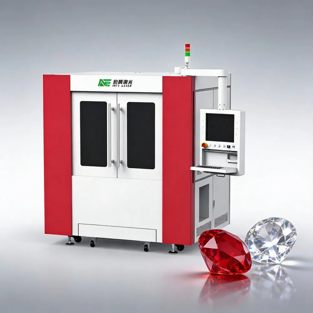 High-Precision Laser Cutting Machine for Ruby, Sapphire &amp; Moissanite Automated Gemstone Processing Equipment