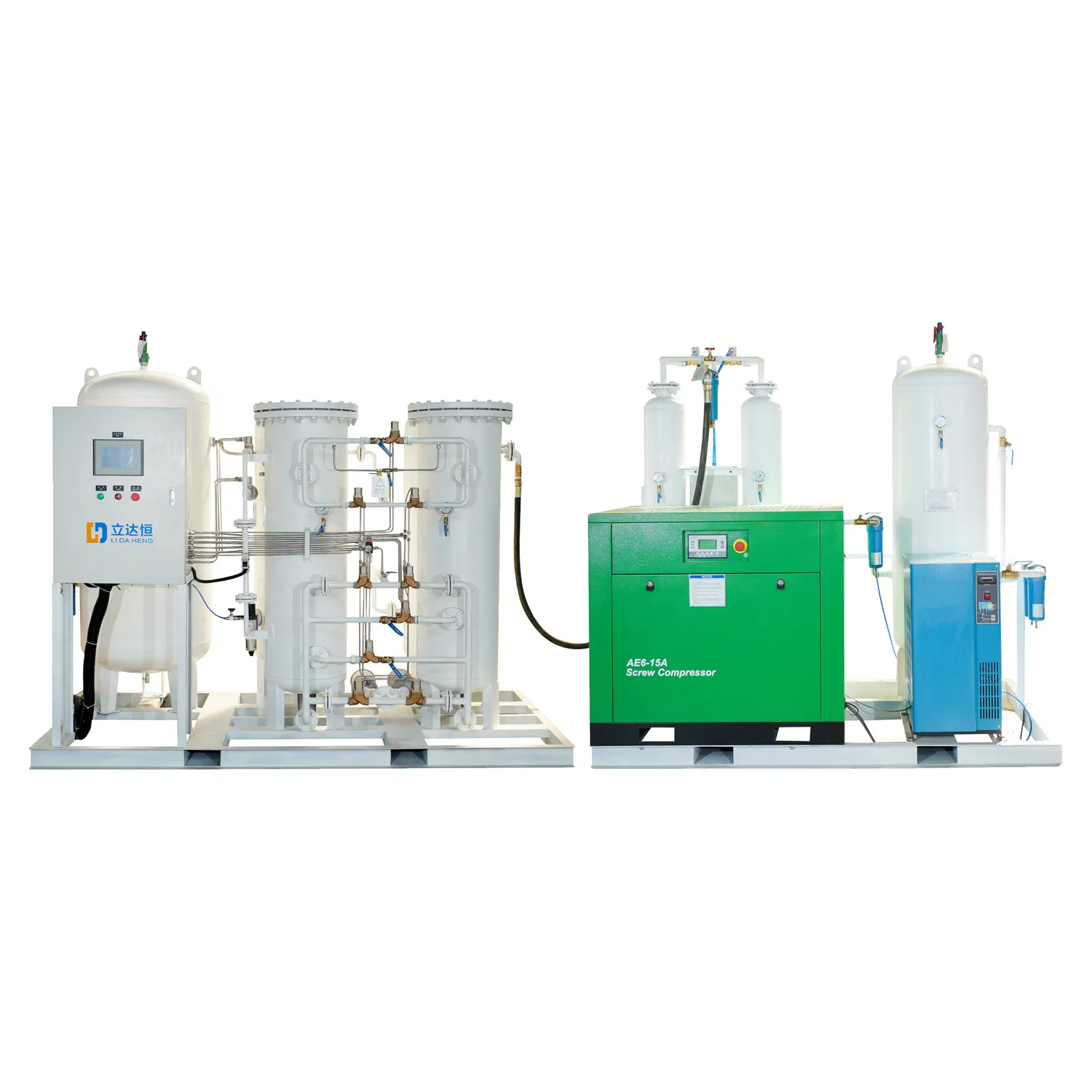 Nitrogen Generator Compact Skid-Mounted High Purity for Electronic and Food Industries