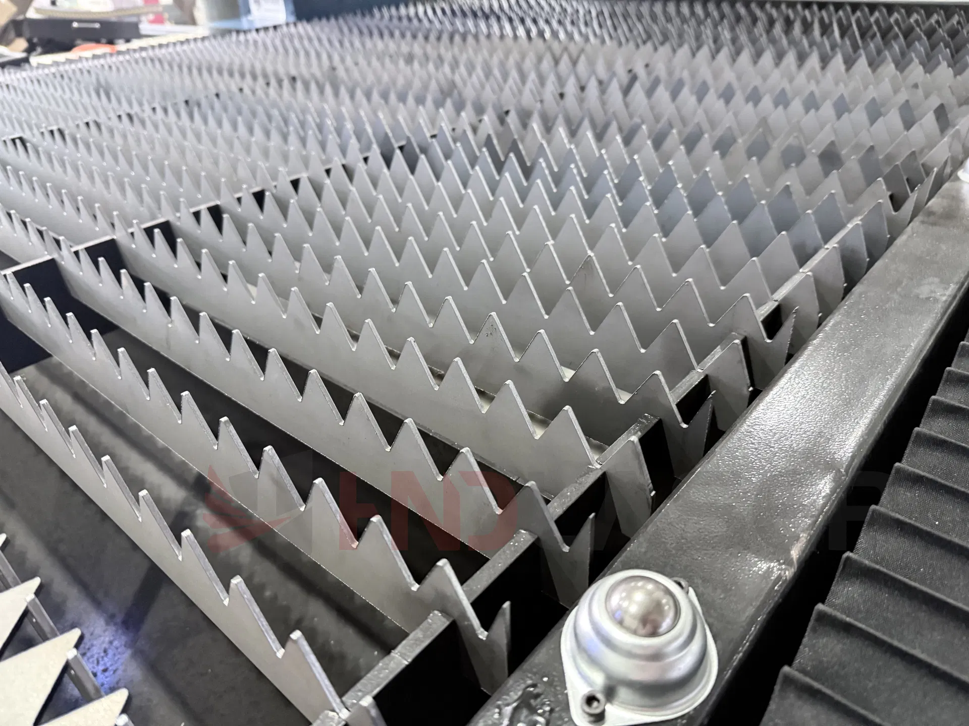 Metal laser cutting samples