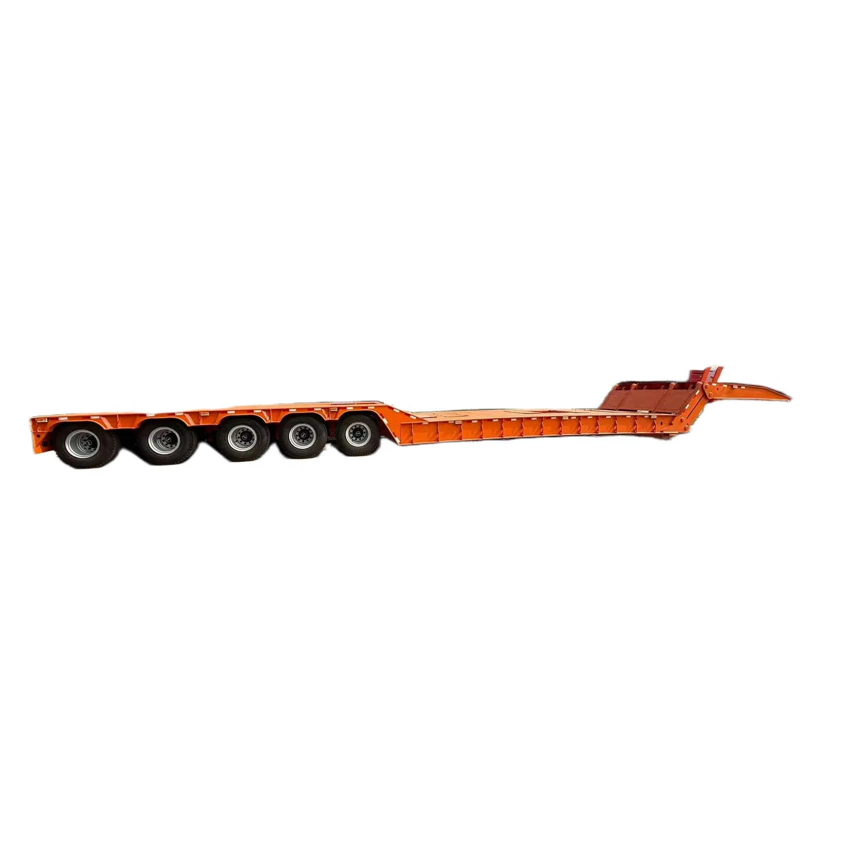 Wide-Deck Lowboy Semi-Trailer for Large-Scale Component Transport