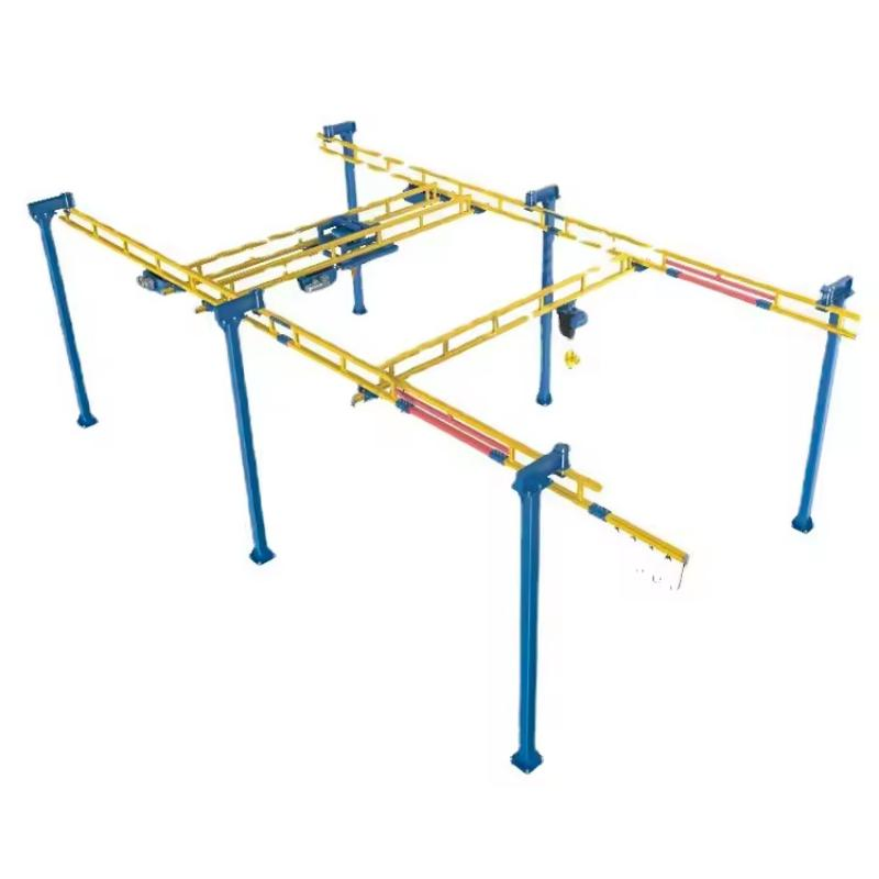 Gantry Crane Lifting System for Glass Lifting Mounted on The Floor with Extensive Coverage