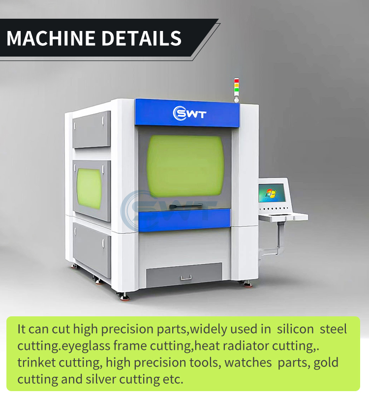 Aluminum Ceramics Jewelry High Precision CNC Cutting 4030 6060 6090 CNC Router Machine for Metal